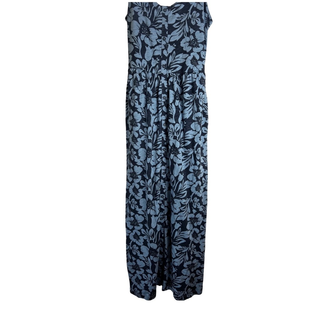 MARKET‎ & SPRUCE Mira Tropical Hibiscus Spaghetti Strap Maxi Dress Size Small - Picture 4 of 13